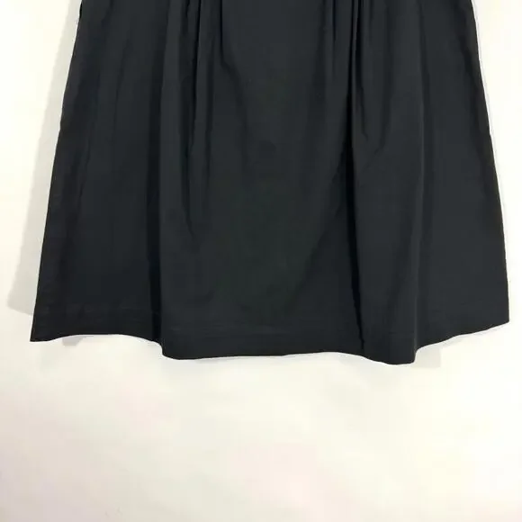 Trina Turk Women’s Size 8 Medium Black Cotton Blend Button Front A Line Skirt - Picture 10 of 10